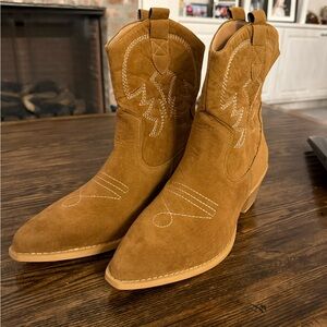 Women’s Retro Cowboy Boots (suade)